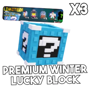 x3 Premium Winter Lucky Block — Plants vs Brainrots item on PetMart