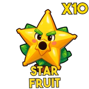 x10 Star Fruit — Plants vs Brainrots item delivered by PetMart