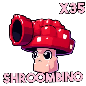 x35 Shroombino — Plants vs Brainrots item delivered by PetMart