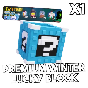 x3 Premium Winter Lucky Block — Plants vs Brainrots item on PetMart