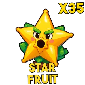 x35 Star Fruit — Plants vs Brainrots item delivered by PetMart