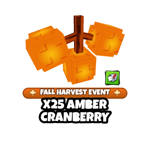 x25 Amber Cranberry — Grow a Garden 2 item in stock on PetMart