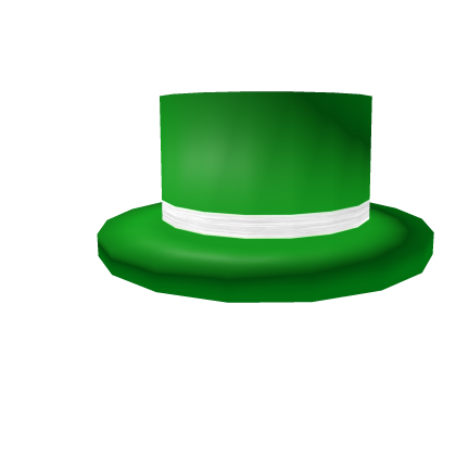 Green Top Hat with White Band — Roblox Limiteds item on PetMart
