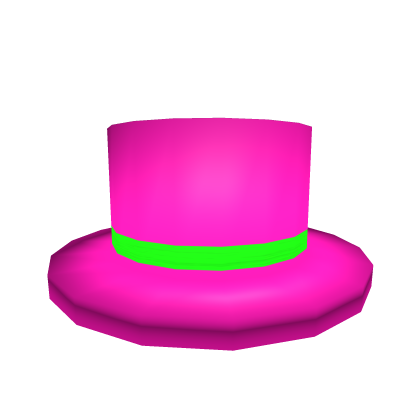 Neon Pink Top Hat — Roblox Limiteds item on PetMart