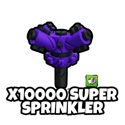 x10000 Super Sprinkler — Grow a Garden 2 item on PetMart