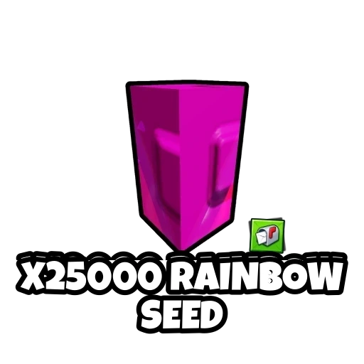 x25000 Rainbow Seed — Grow a Garden 2 item in stock on PetMart