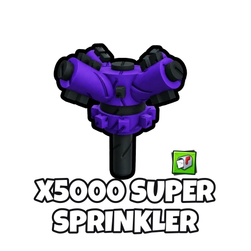 x5000 Super Sprinkler — Grow a Garden 2 item on PetMart