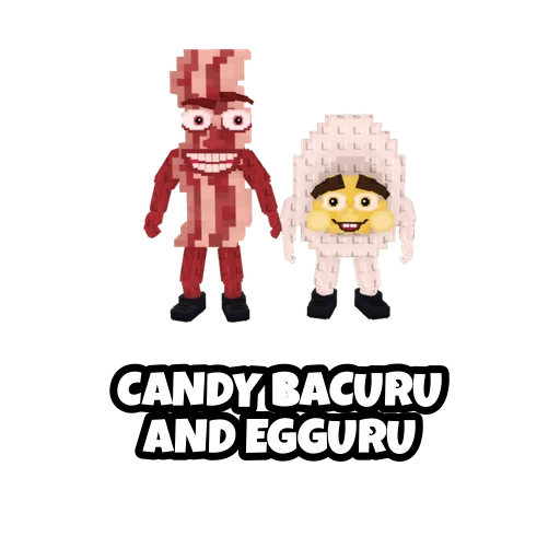 Candy Bacuru and Egguru (Fire + Sombrero) — Steal a Brainrot item delivered by PetMart