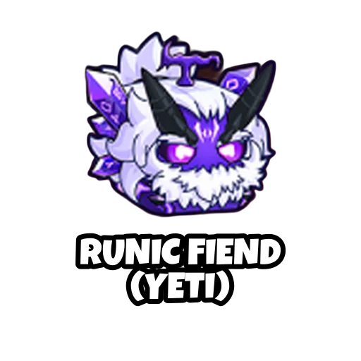 Runic Fiend (Yeti) — Blox Fruits item delivered by PetMart